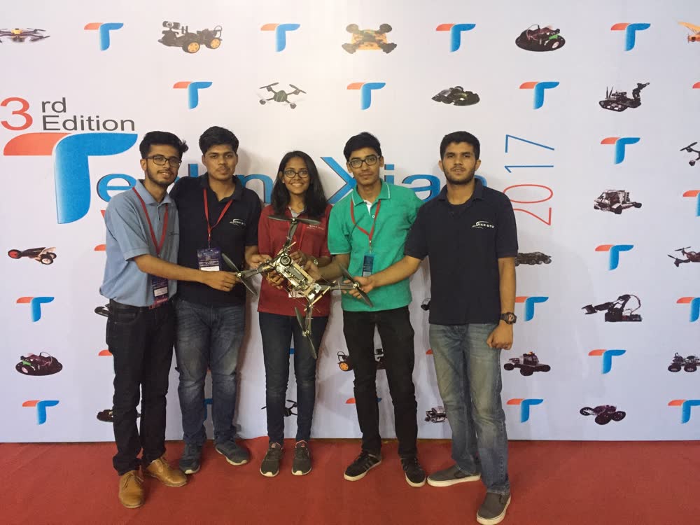 Team at IRL Technoxian Quadcopter Challenge